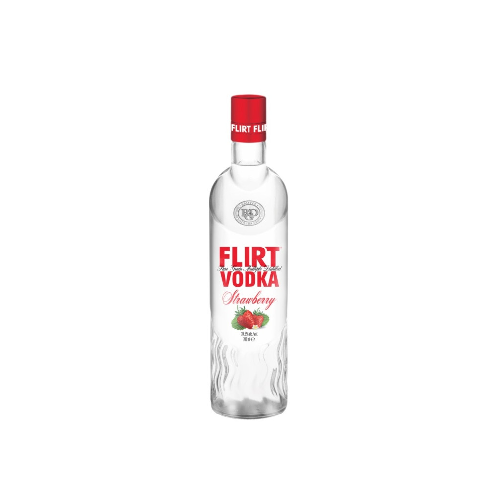 Vodka Flirt Fresa 1l. - 37,5º